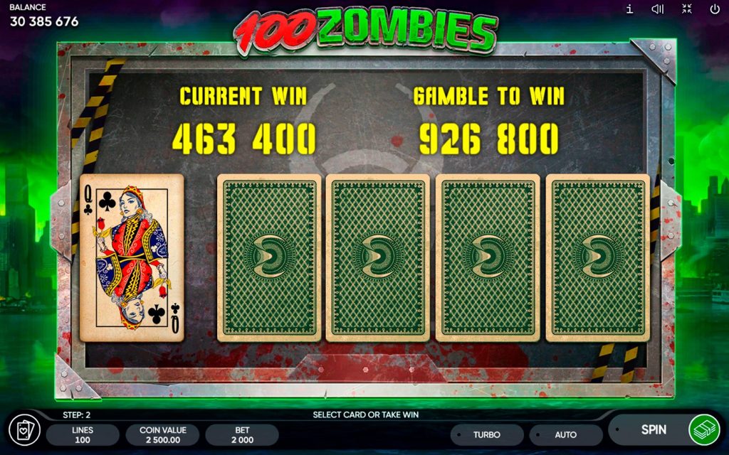 100 Zombies slot